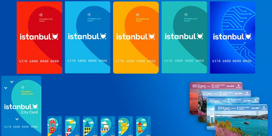 Close-up photo of the Istanbulkart, or a route planning screen on a mobile app.